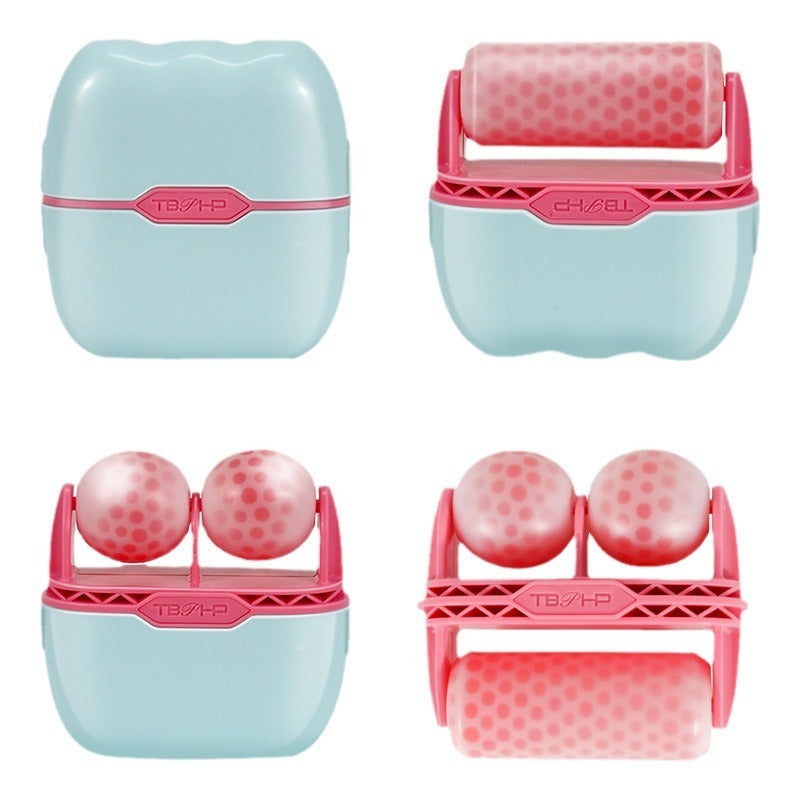 2-in-1 Double-Head Facial Ice Roller – Cold Compress & Skin Massager
